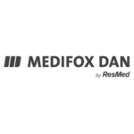 MEDIFOX DAN GmbH Logo in schwarz