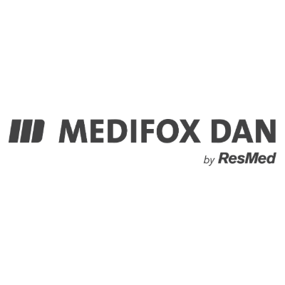 MEDIFOX DAN GmbH Logo in schwarz